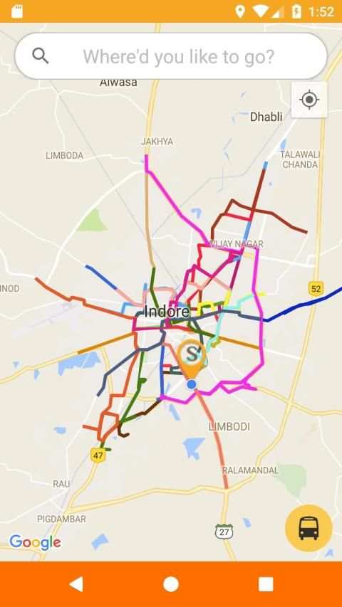 Local Bus Routes Indore स्क्रीनशॉट 8