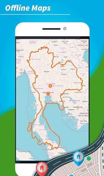 * Thailand Offline maps and navigation GPS 3D screenshot 2