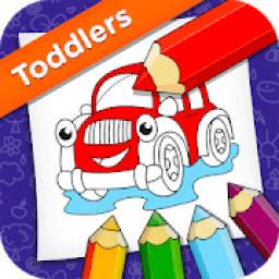 Super Coloring: Vehicles Toddlers