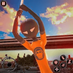 ikon Stick Man Rope Hero - Vegas Mafia Crime City