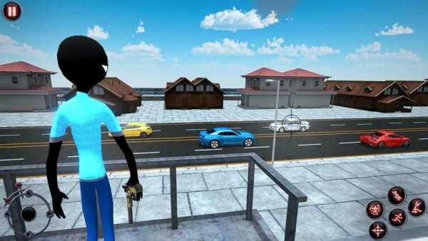 Stick Man Rope Hero - Vegas Mafia Crime City स्क्रीनशॉट 9