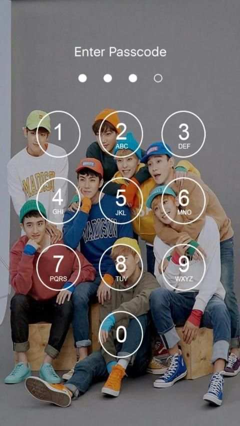 EXO Lock Screen screenshot 1