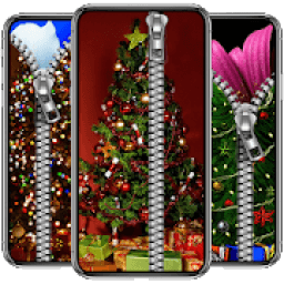 ikon Christmas Tree Zip Lock Screen - Xmas Zipper Lock