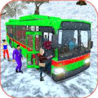 Passenger Bus Snow Mountains Drive