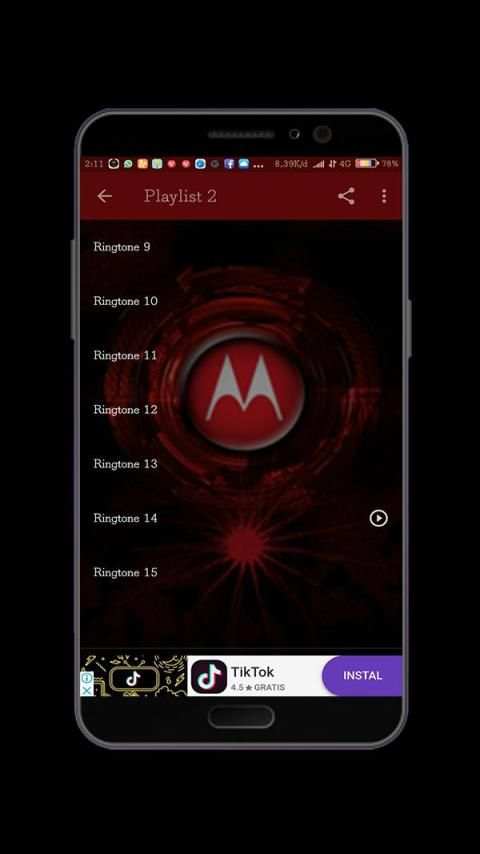 Ringtone Motorola screenshot 2