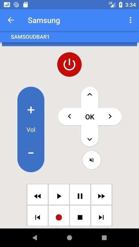 Samsung Sound Bar Remote Control screenshot 3