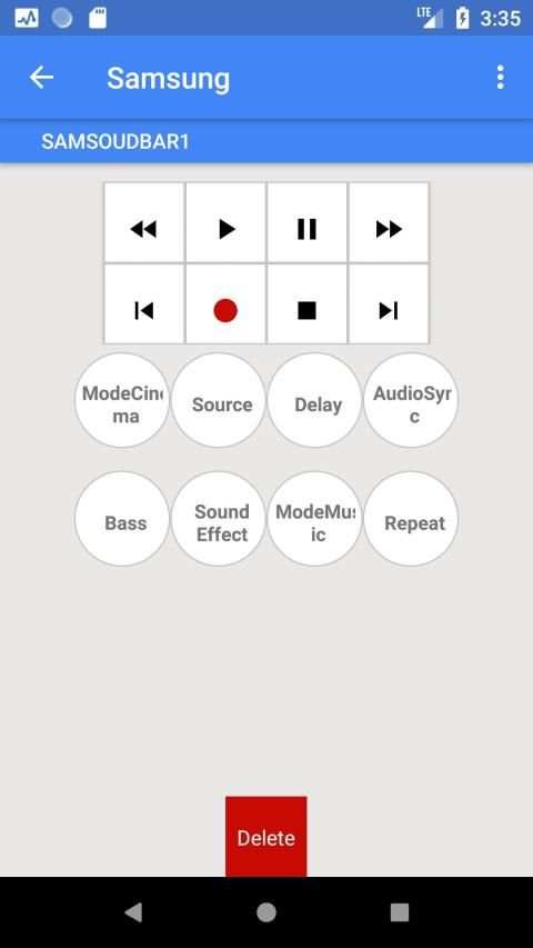 Samsung Sound Bar Remote Control screenshot 2