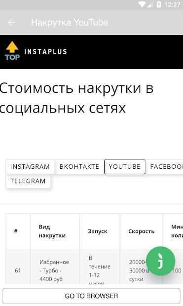 Накрутка Ютуб скриншот 1