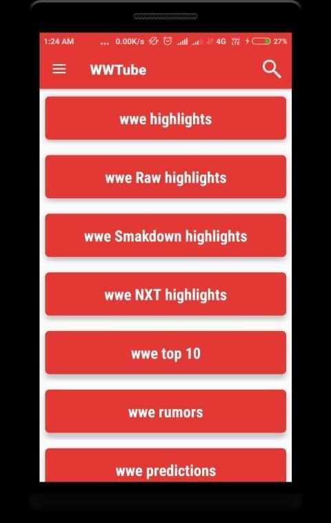 WWTUBE : FOR WWE स्क्रीनशॉट 4