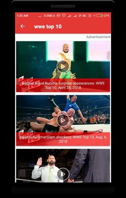 WWTUBE : FOR WWE स्क्रीनशॉट 3