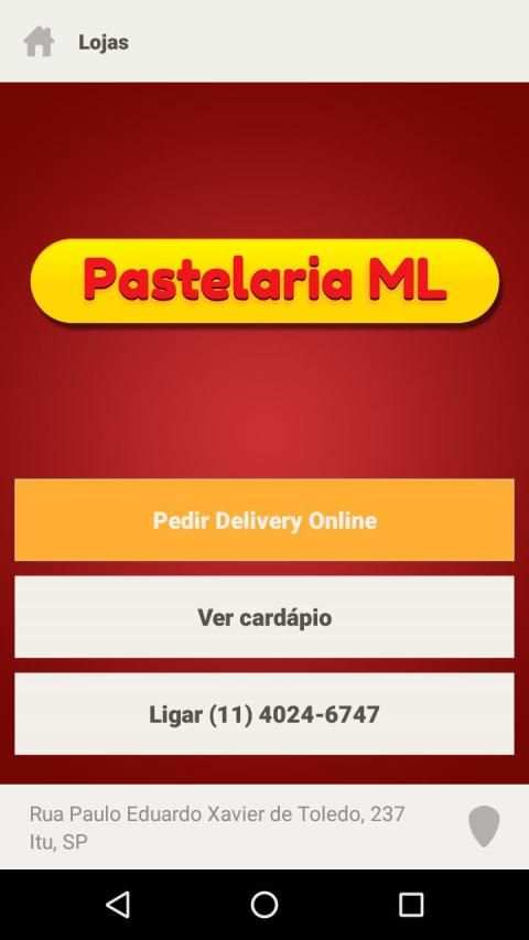 Pastelaria ML screenshot 2