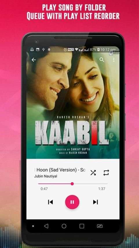 Music Player - MP3 Player, Audio Player स्क्रीनशॉट 1