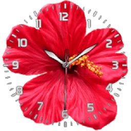 Flower Clock Live Wallpaper आइकन