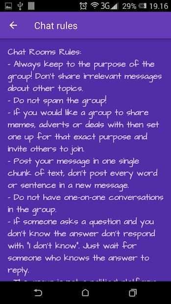 Chat Rooms screenshot 1