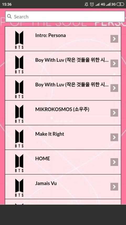 BTS Lyrics (Offline) Lite screenshot 2