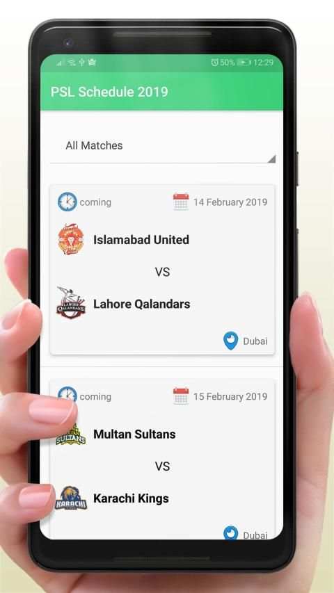 PSL 2019 Fixture : Pakistan Super League Schedule screenshot 3