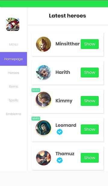 Build Mobile Legends screenshot 1