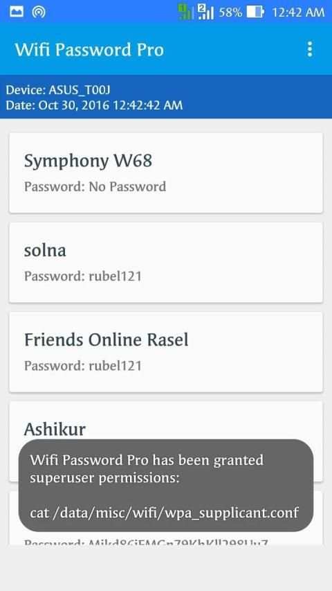 Wifi Password Pro (Recovery) screenshot 4