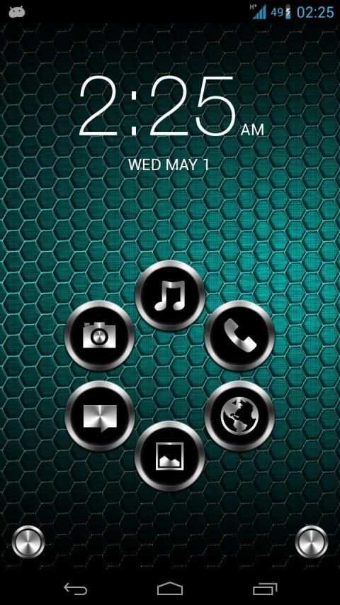 Metal Theme for Smart Launcher screenshot 5