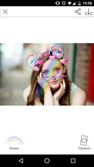 Rainbow Camera editing screenshot 2