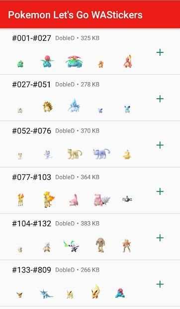Pokemon Lets Go Stickers screenshot 2