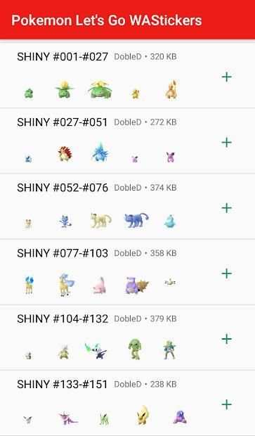 Pokemon Lets Go Stickers screenshot 1