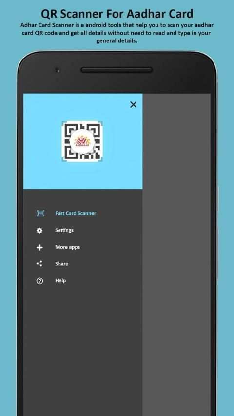 Fast Adhar Card Scanner - QR Scanner Adhar Card screenshot 3