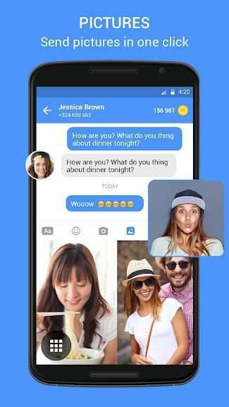 Messenger - Messages lite screenshot 1