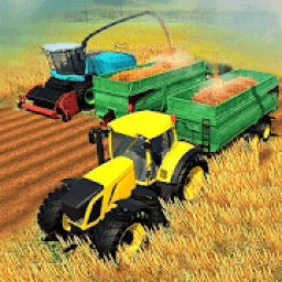ikon Real Tractor Trolley Farming Simulator Game 2019