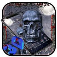 3D Skull Parallax Launcher Theme ‎*