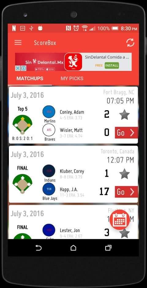ScoreBox - MLB Baseball Stats screenshot 8