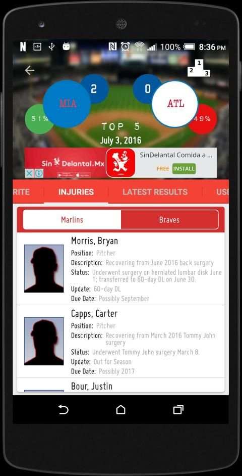 ScoreBox - MLB Baseball Stats screenshot 4