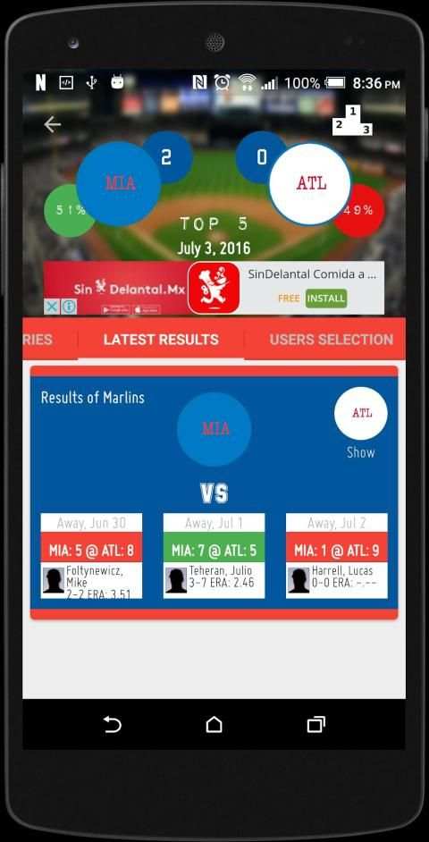 ScoreBox - MLB Baseball Stats screenshot 3