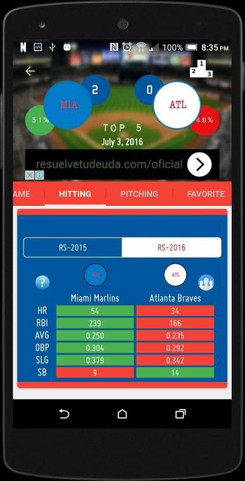 ScoreBox - MLB Baseball Stats screenshot 6