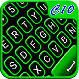 Green Neon Keyboard