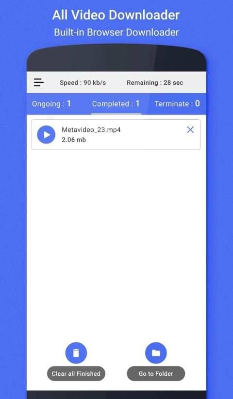 Downloader - All File Downloader स्क्रीनशॉट 1