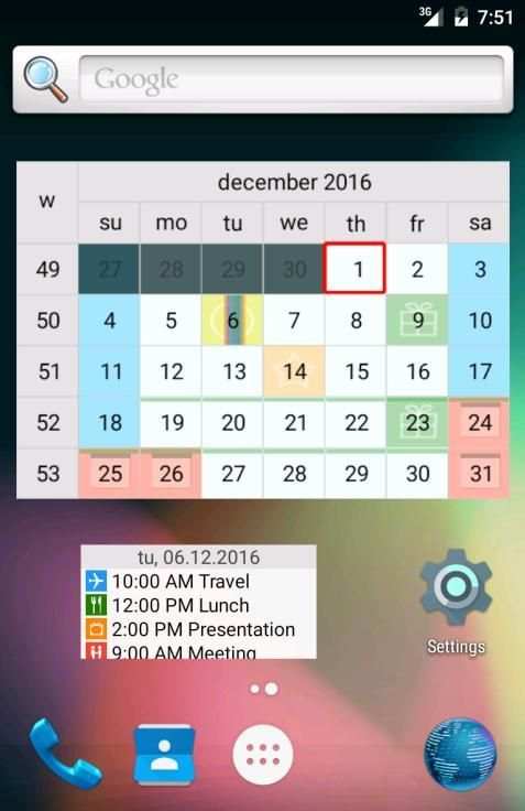 Ewiger Kalender screenshot 4