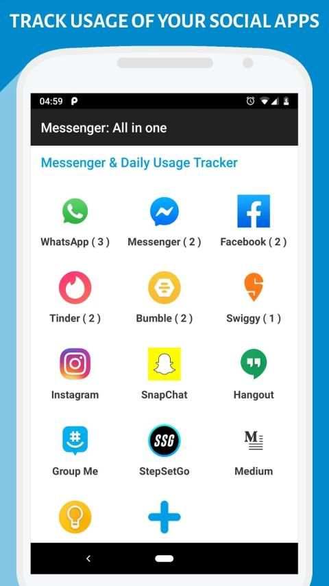 Mobile Messenger Lite - Chat, Text and Track Usage screenshot 1
