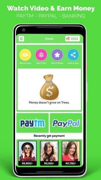 Pocket Video : Earn Cash, Watch & Share Video screenshot 1