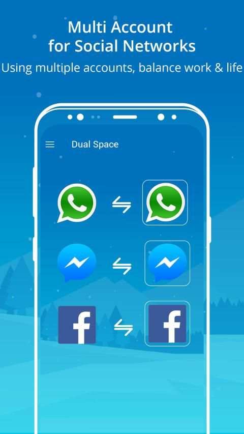Dual Messenger - Multiple Accounts & Parallel App screenshot 2