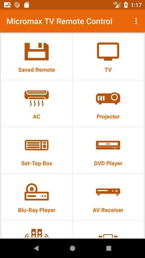 Micromax TV Remote Control स्क्रीनशॉट 2