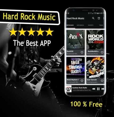 Hard Rock Music APP स्क्रीनशॉट 1
