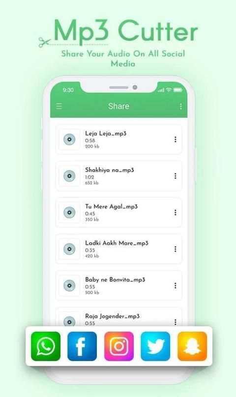 MP3 Song Cutter screenshot 1
