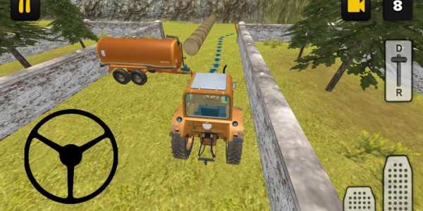 Tractor Simulator 3D: Water Transport स्क्रीनशॉट 1