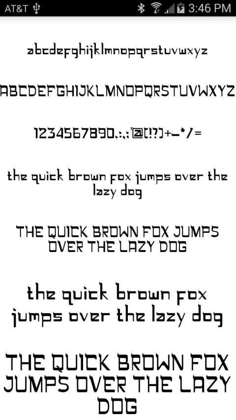 Stylish Fonts for FlipFont screenshot 2