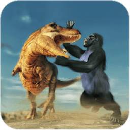Gorilla Battle: Dinosaur World Survival