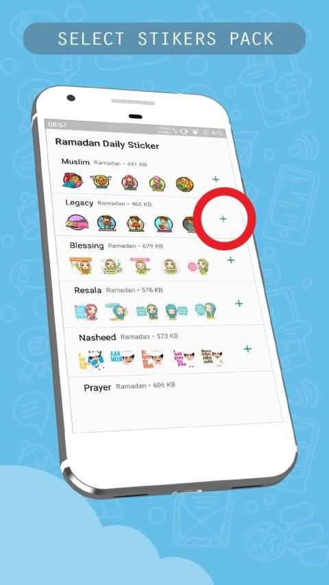 Ramadan Sticker for WhatsApp Messenger स्क्रीनशॉट 2