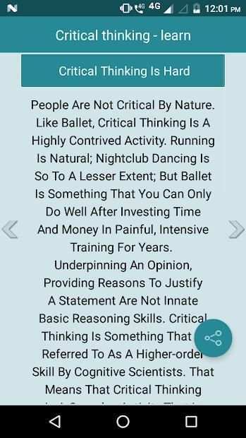 Critical thinking - learn स्क्रीनशॉट 1