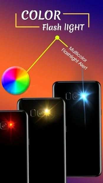 Flash Light Call & SMS: Torch LED Flash screenshot 1