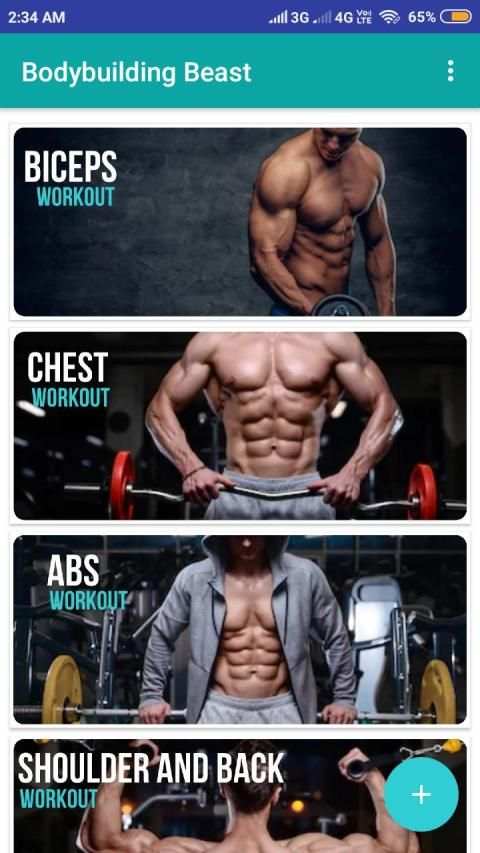 Gym Workouts & Fitness Bodybuilding app 2019 screenshot 2